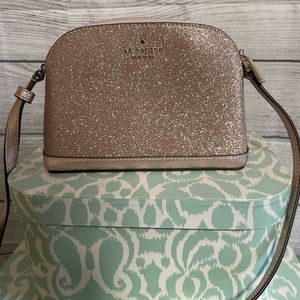 Kate Spade Tinsel Glitter Cross Body Purse